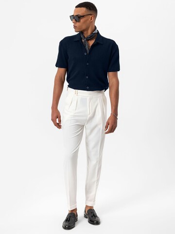 Coupe regular Vestes en maille 'Zagreb' Antioch en bleu