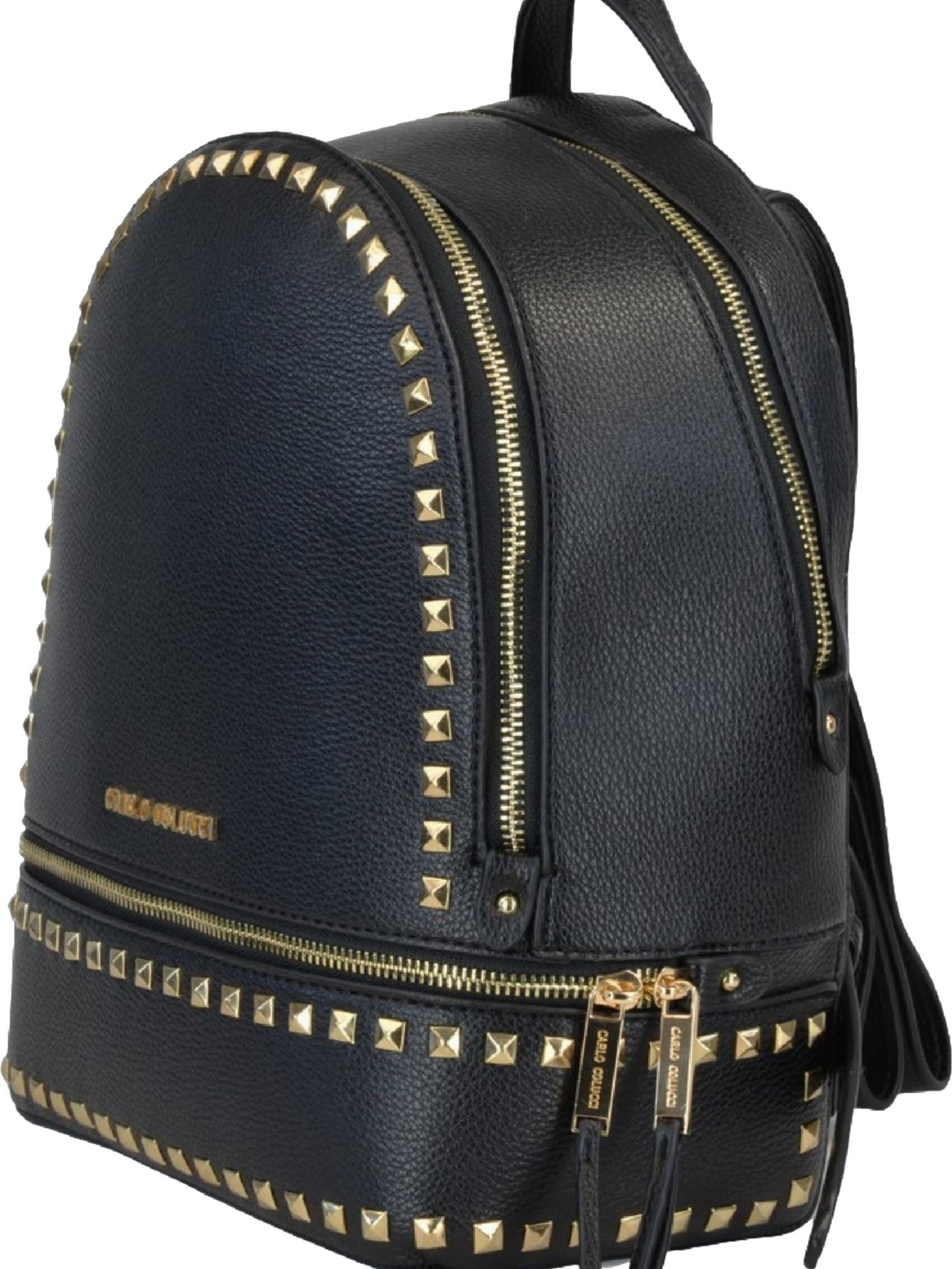 Carlo Colucci Rucksack 'Cervato' in Schwarz