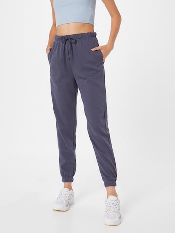 Effilé Pantalon 'Chilli' PIECES en bleu : devant