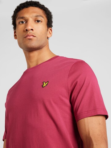 Lyle & Scott T-shirt i röd