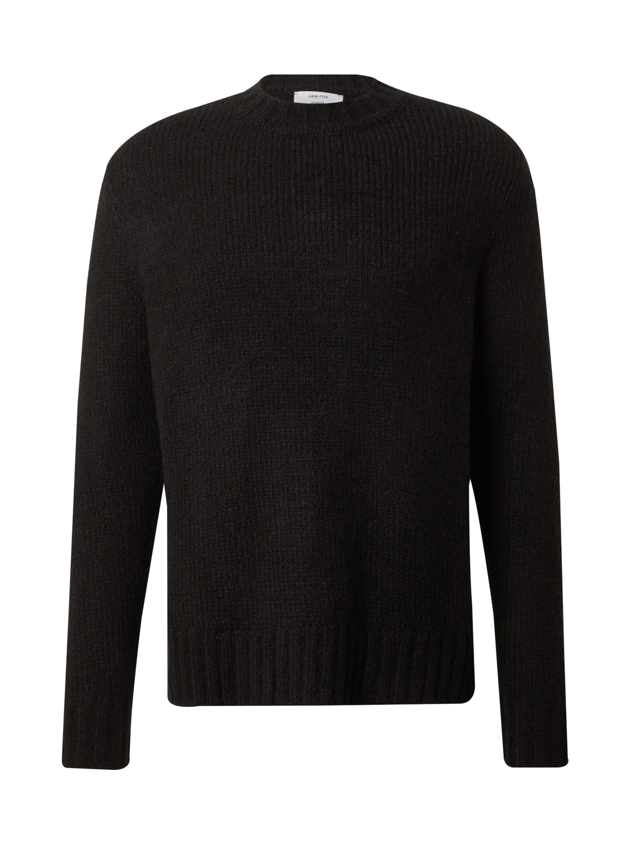 DAN FOX APPAREL Pullover 'Neo' in Schwarz: Vorderseite