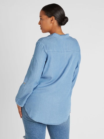 Vero Moda Curve Bluse 'Bree' in Blau