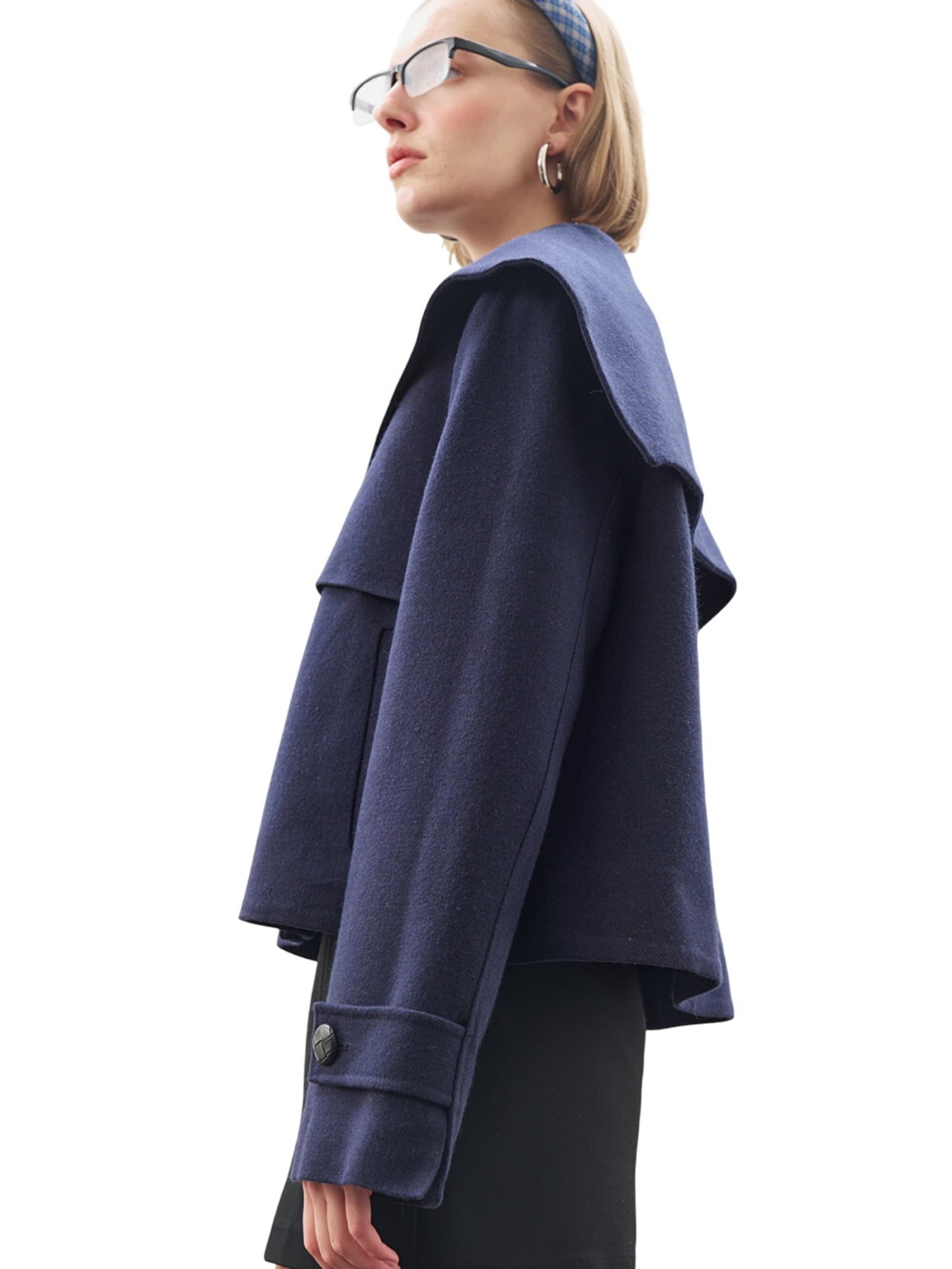 MANUKA Fleece Jacket in Blue