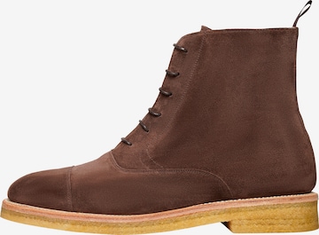 Henry Stevens Lace-Up Boots 'Winston COB' in Brown