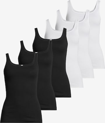 Nina von C. Unterhemd 'Fine Cotton' in Mischfarben: Vorderseite