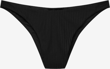 Pull&Bear Spodní díl plavek – černá: přední strana