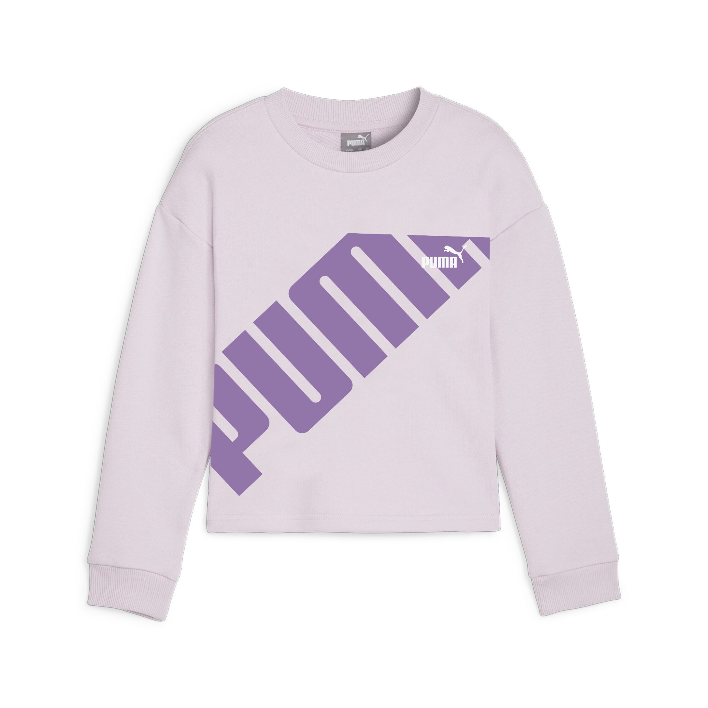 PUMA Sweatshirt 'Power' in Lila: Vorderseite