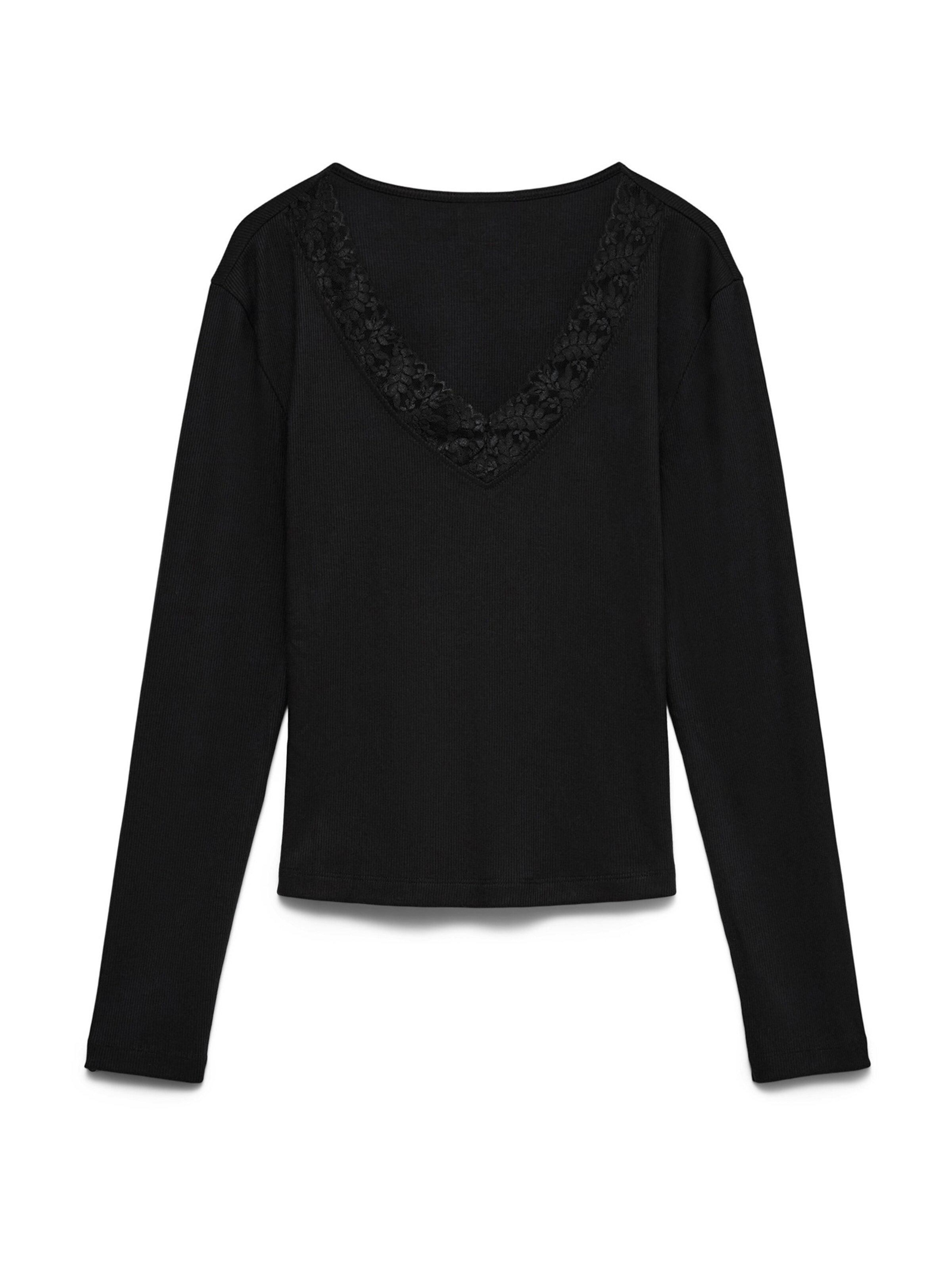 VERO MODA Тениска 'VMFOTRACY' в черно: отпред