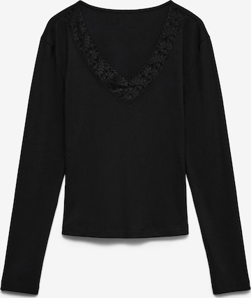 VERO MODA Тениска 'VMFOTRACY' в черно: отпред