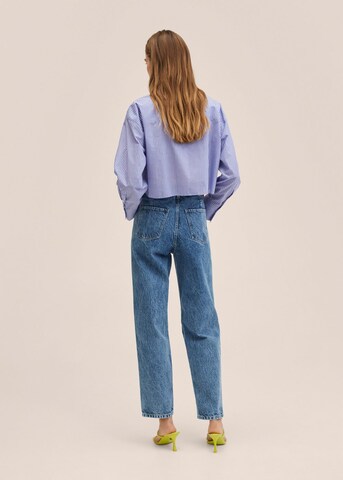 MANGO Loosefit Jeans 'Janet' in Blauw