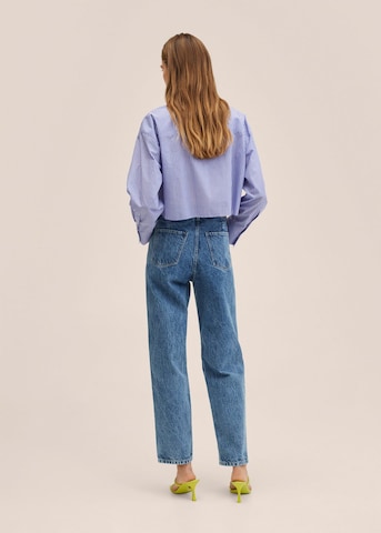 MANGO Loose fit Jeans 'Janet' in Blue