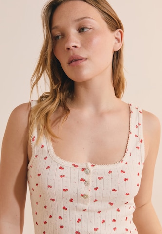 Camicia da notte 'Katell' di ETAM in beige