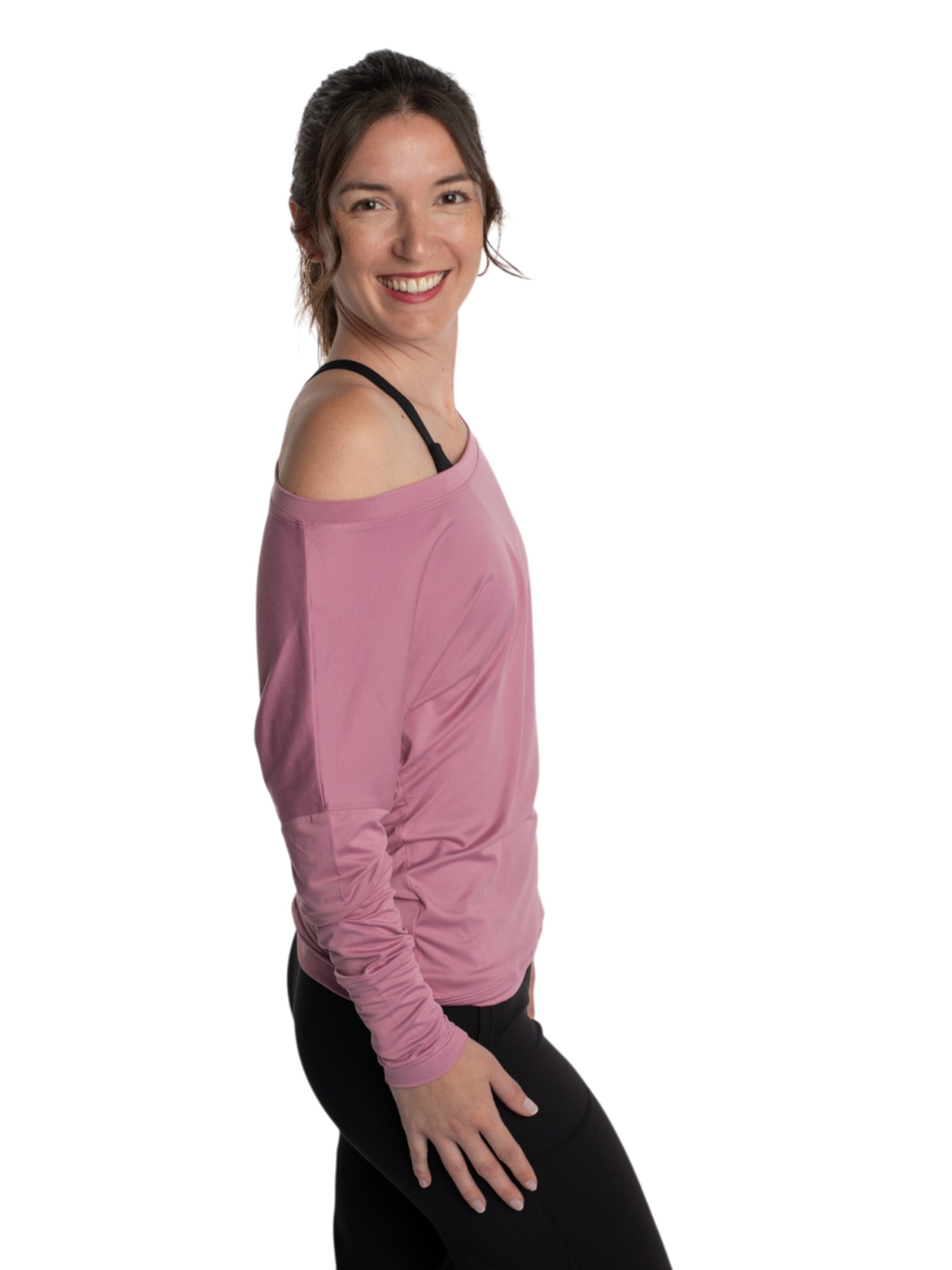 mymotus Functioneel shirt 'mymotus®, yoga shirt , comfy, YW37' in Roze
