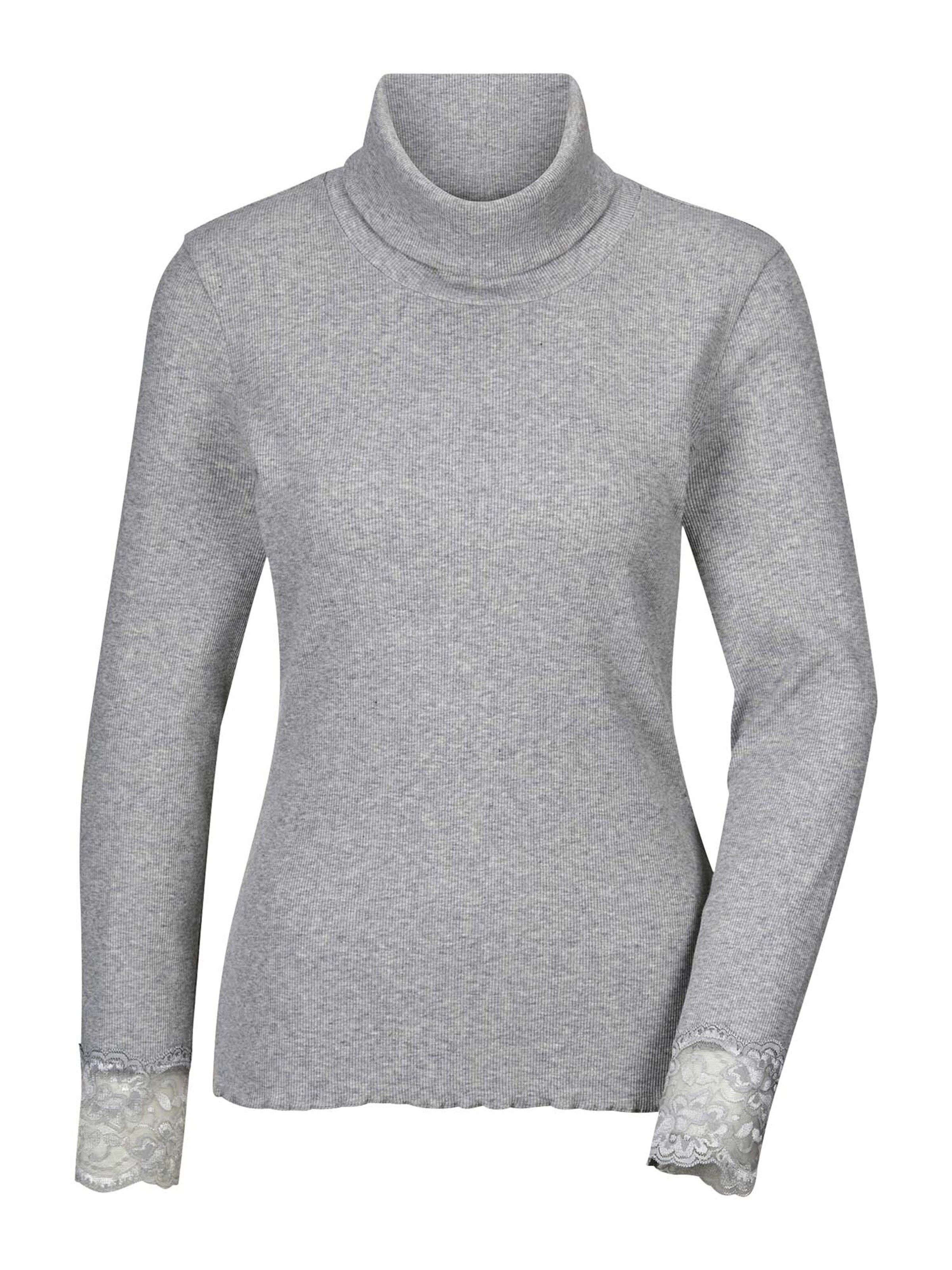 MADELEINE Shirt in Grau: Vorderseite