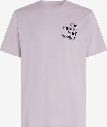 Tricou 'Future Surf Society' de la O'NEILL pe mov: față