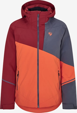 ZIENER Athletic Jacket 'TIMPA' in Orange: front