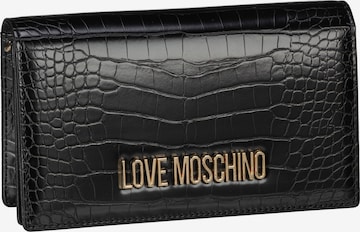 Pochette Love Moschino en noir : devant