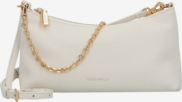 Borsa a tracolla 'Aura' di Coccinelle in bianco: frontale