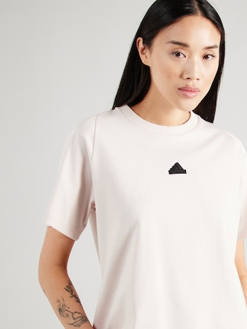 ADIDAS SPORTSWEAR Λειτουργικό μπλουζάκι 'Z.N.E.' σε λευκό