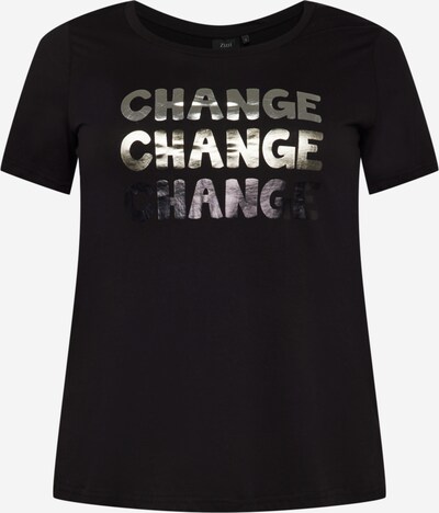 Zizzi Shirt 'TINKA' in Bronze / Gold / Black, Item view