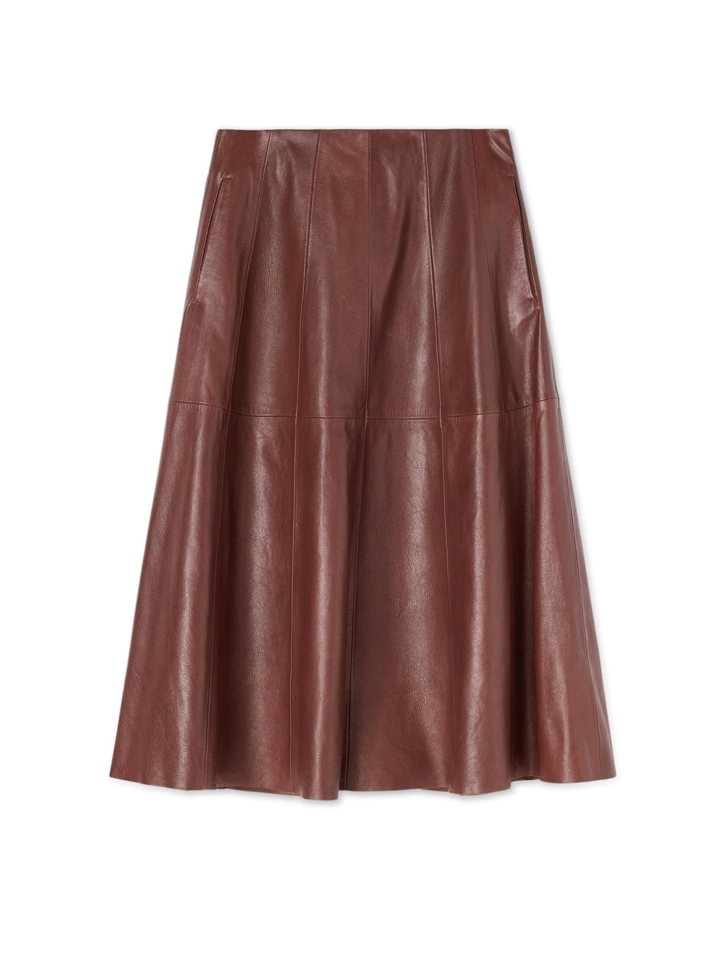 Trussardi - Falda en marrón: frente