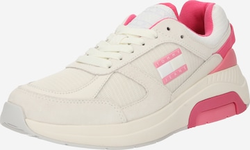 Tommy Jeans - Zapatillas deportivas bajas en blanco: frente