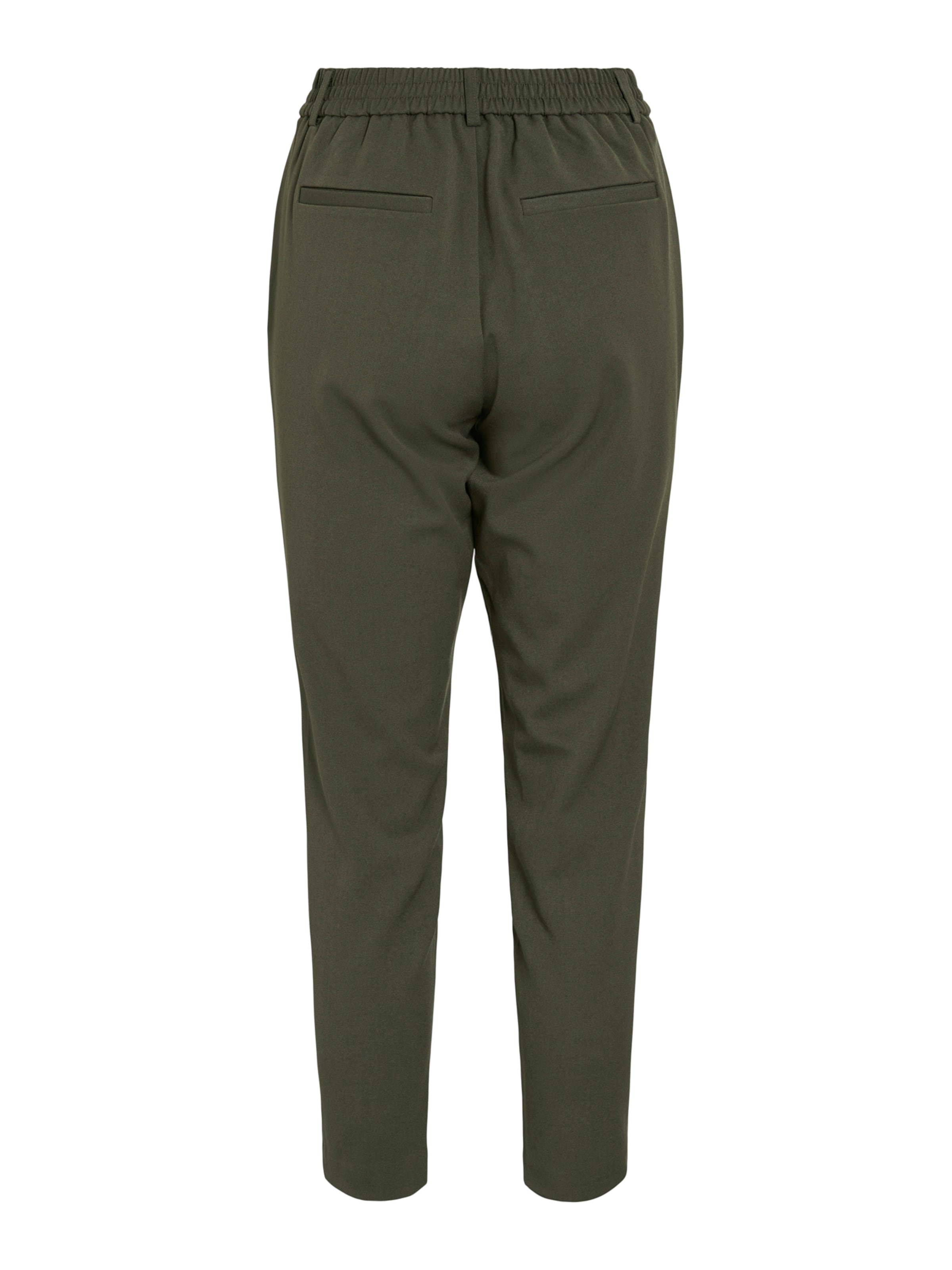 VILA Конический (Tapered) Брюки со складками 'VIVarone' в Зеленый