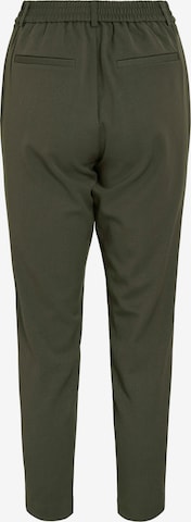 VILA Tapered Élére vasalt nadrágok 'VIVarone' - zöld