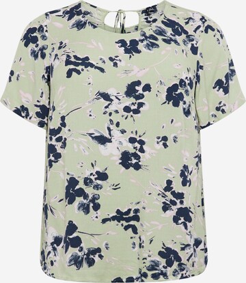 Vero Moda Curve T-Shirt 'MENNY' in Grün: predná strana