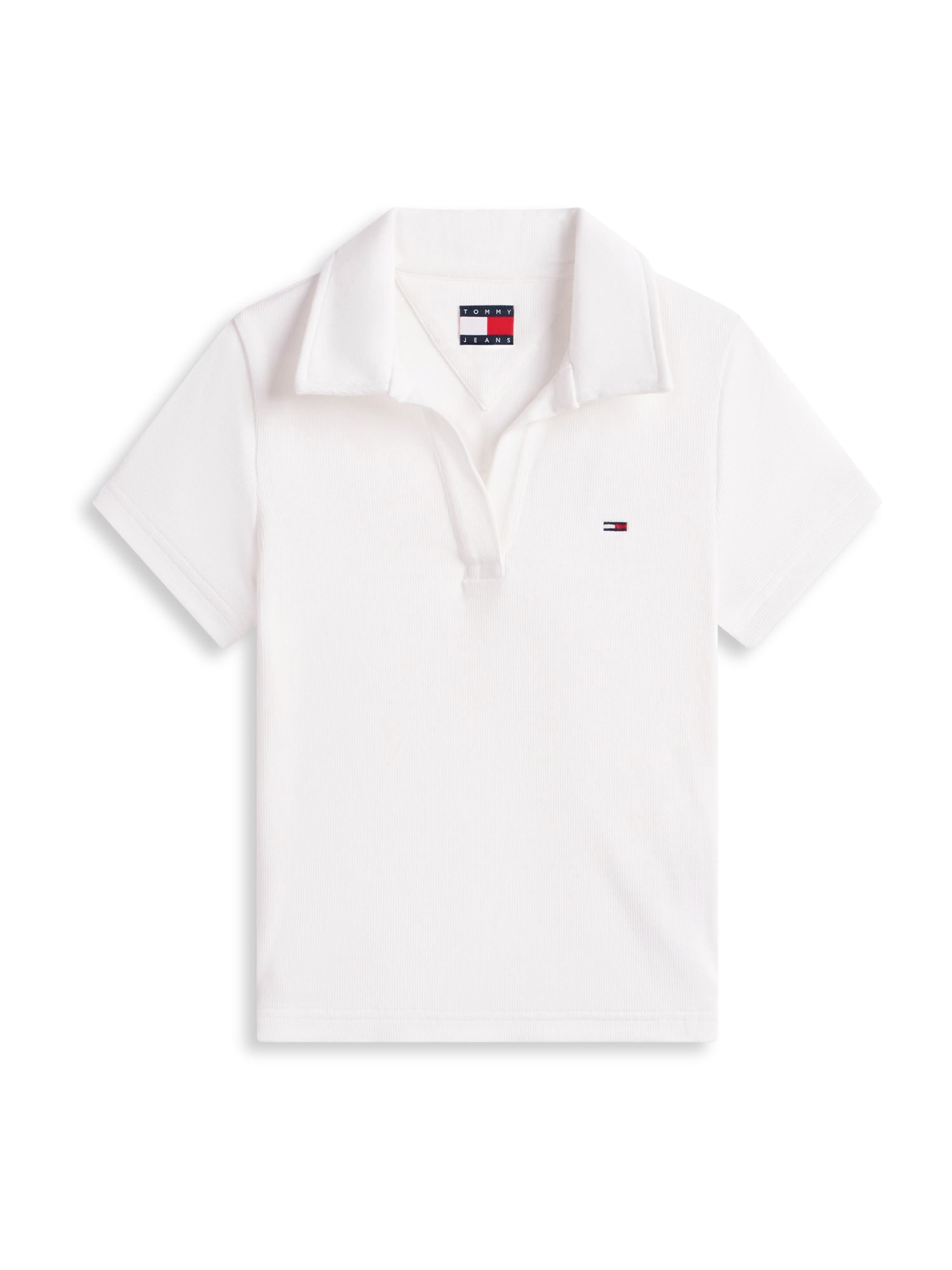 T-shirt Tommy Jeans en blanc : devant