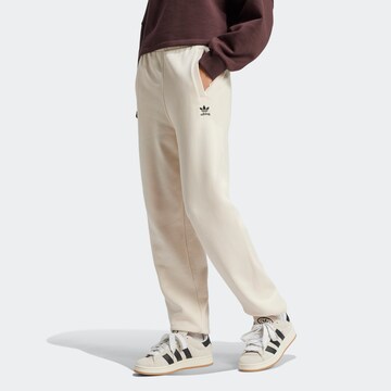 ADIDAS ORIGINALS Pants 'Essentials' in Beige: front