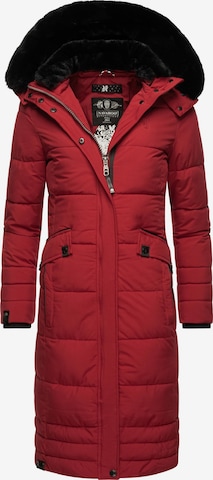 Manteau d’hiver 'Fahmiyaa' NAVAHOO en rouge : devant