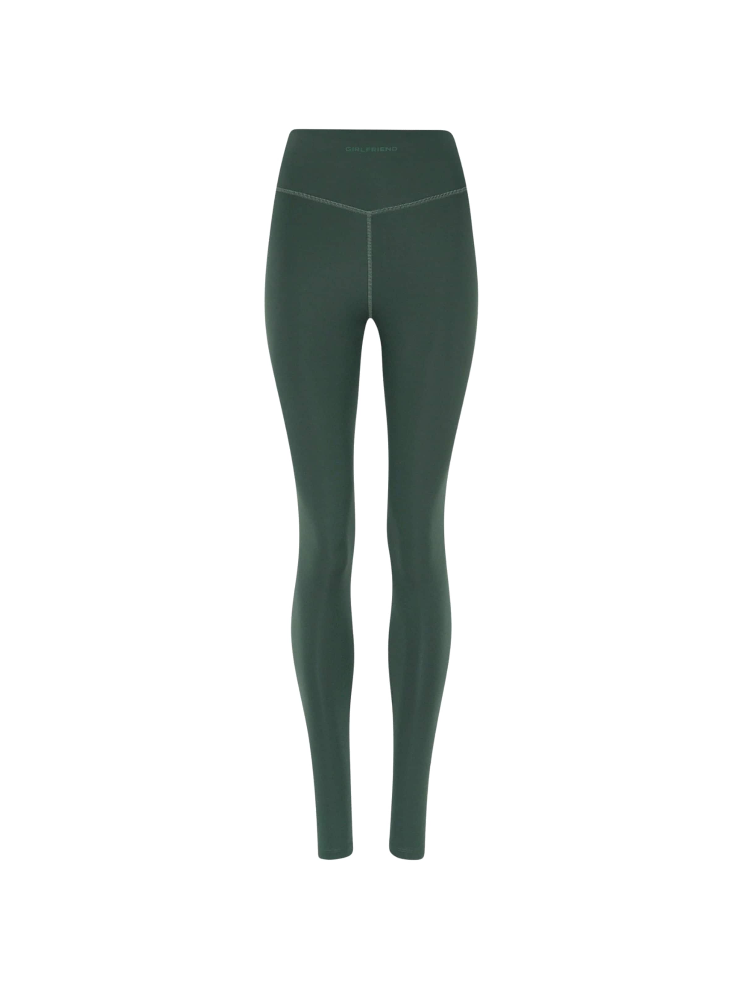 Girlfriend Collective Sportovní kalhoty ' Compressive ' – zelená: přední strana