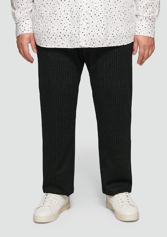 s.Oliver Regular Chino 'Detroit' in Zwart: voorkant