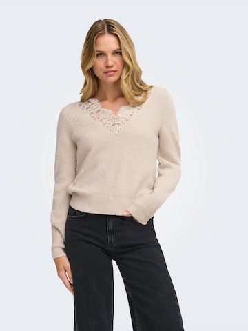 JDY Trui in Beige: voorkant