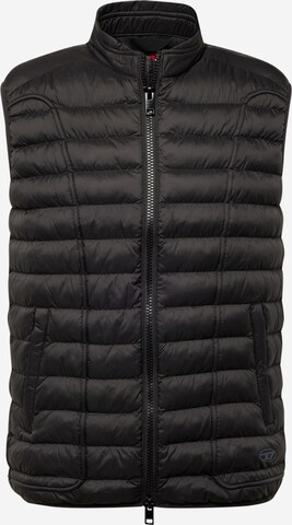 DIESEL Vest 'HAWKYL' in Black: front