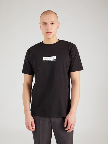 REPLAY - Camiseta en negro: frente