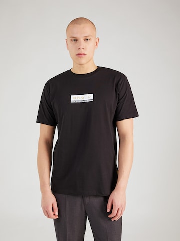 melns REPLAY T-Krekls: no priekšpuses