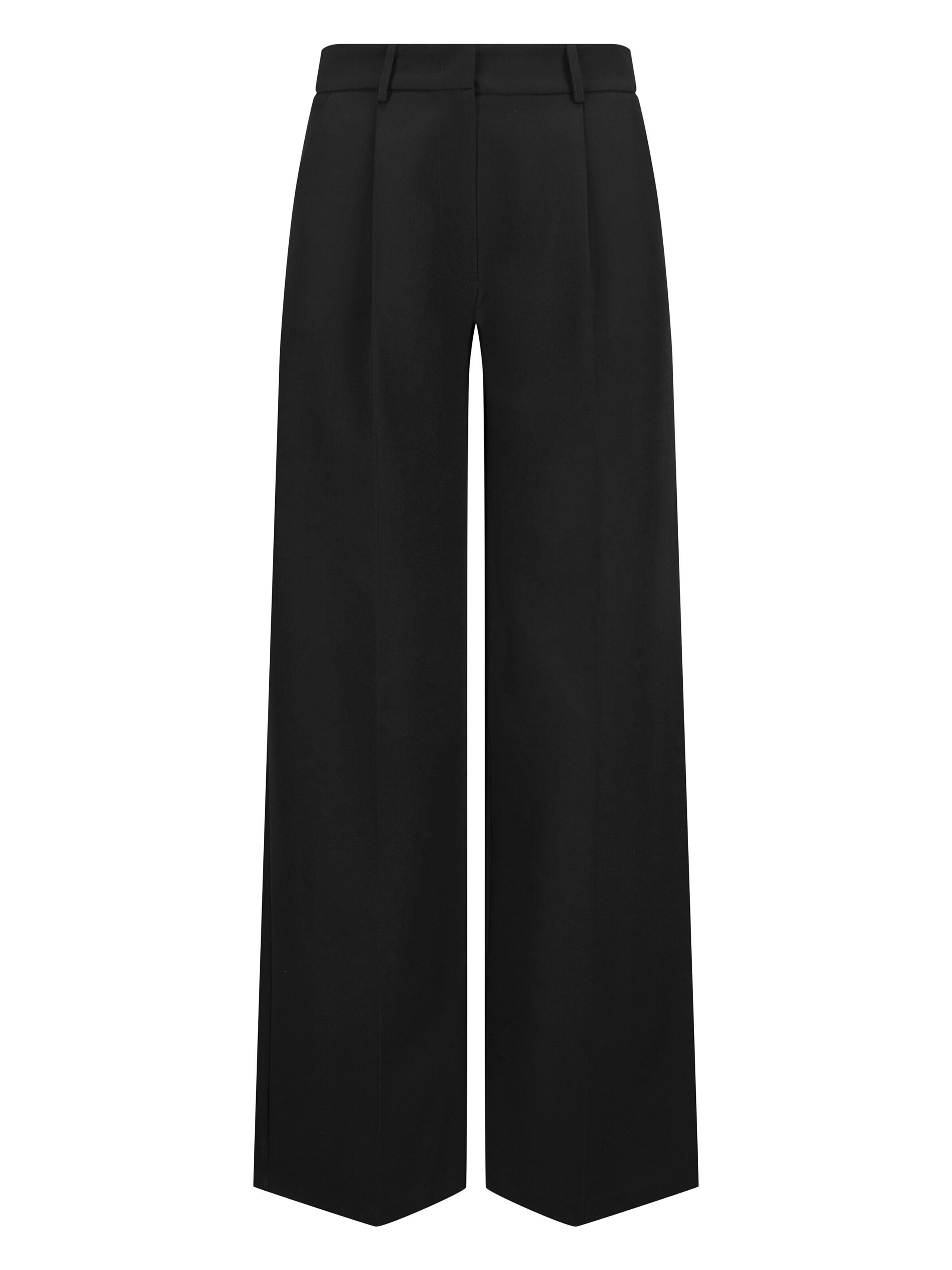 Wide Leg Pantalon à plis 'Viniwia' Nicowa en noir : devant