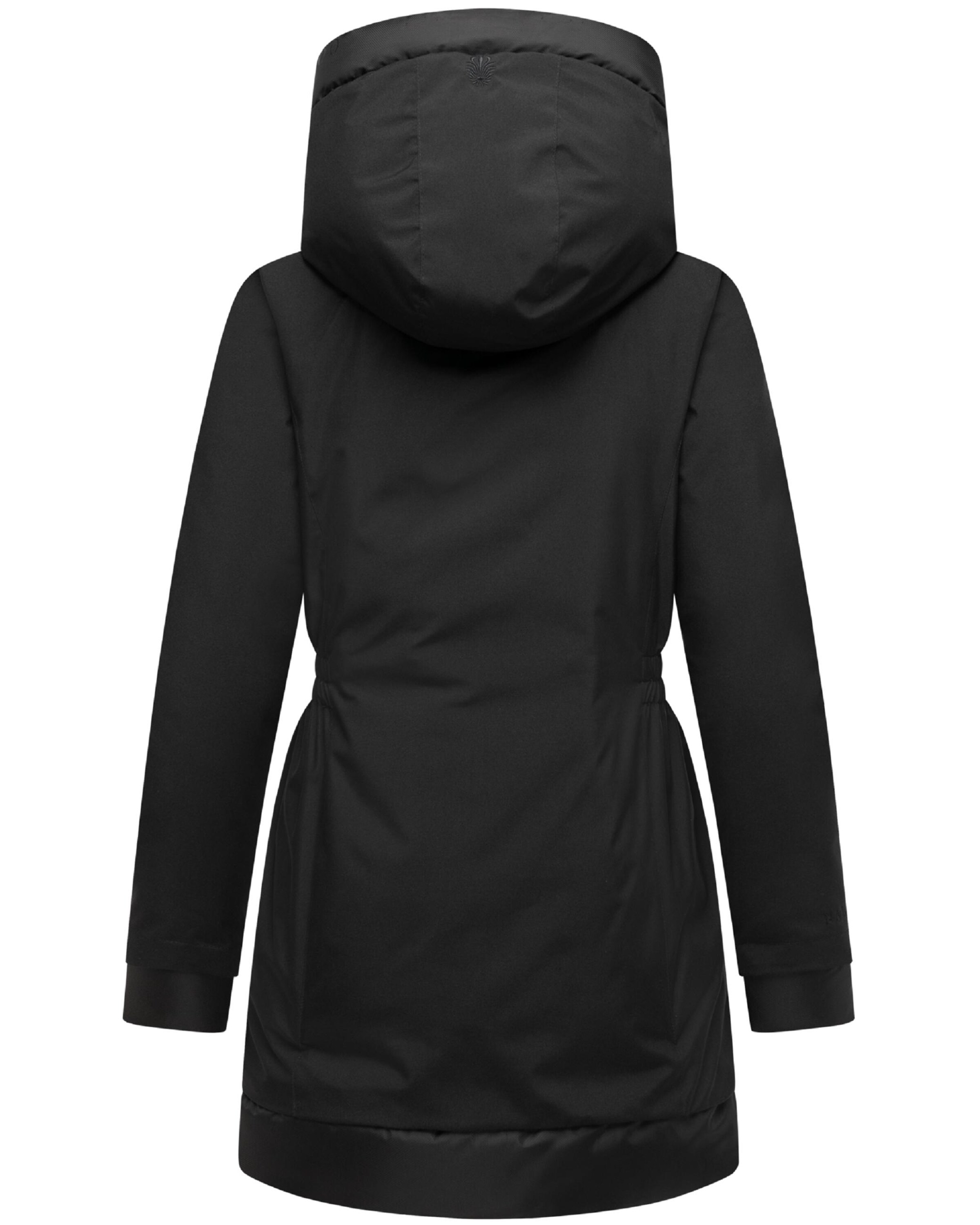 NAVAHOO Winter Coat 'Prinzessin 14' in Black