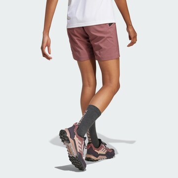 ADIDAS TERREX Regular Outdoor trousers 'Xperior' in Red