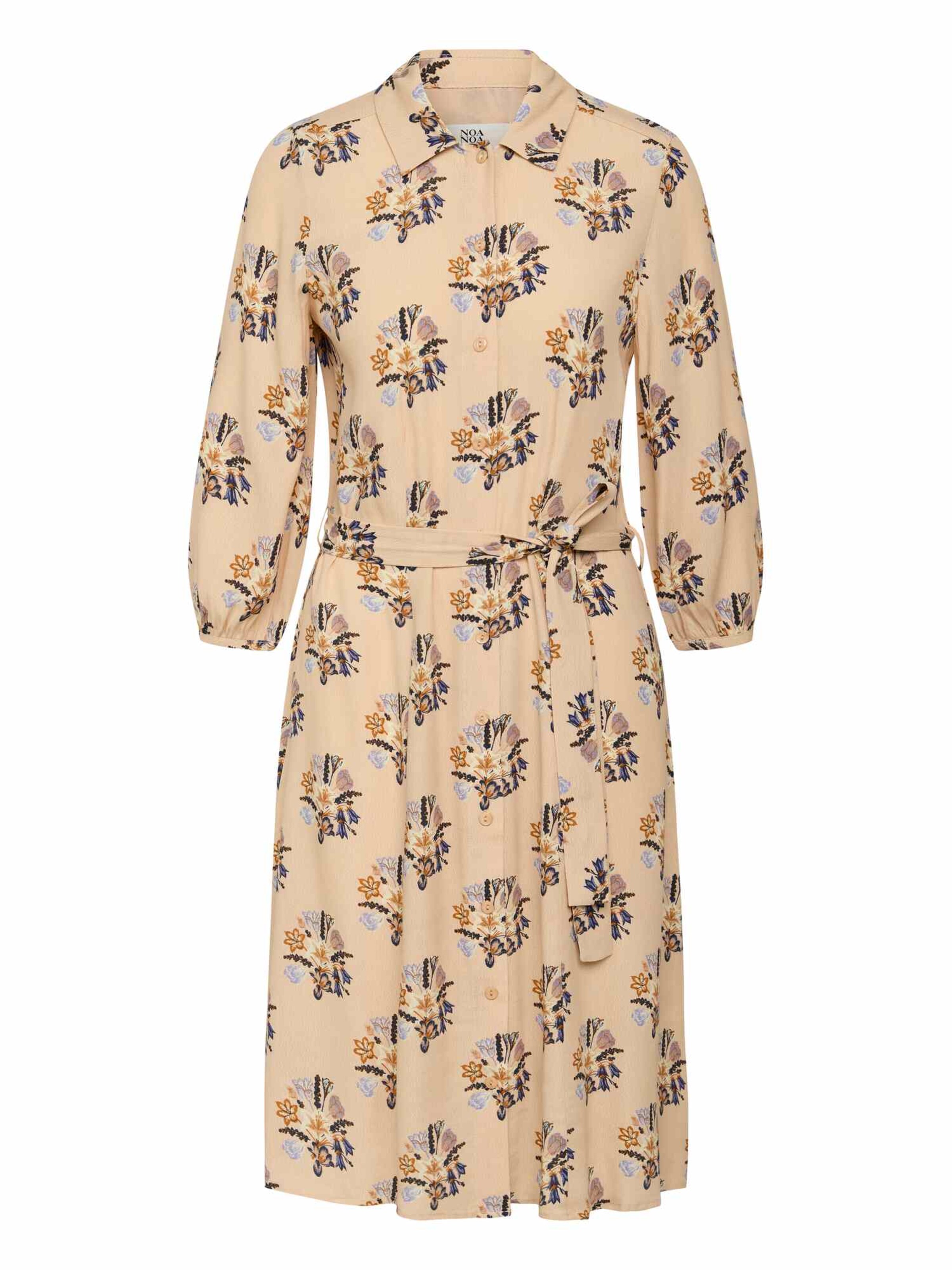 Robe-chemise 'Rosilda' Noa Noa en beige : devant