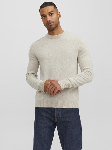 JACK & JONES Sweater in Grey: front