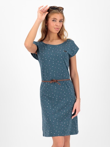 Alife and Kickin Jurk 'ElliAK B' in Blauw: voorkant
