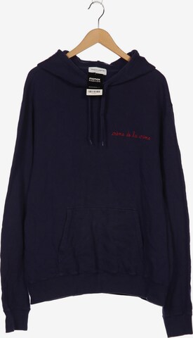 Maison Labiche Sweatshirt & Zip-Up Hoodie in XL in Blue: front