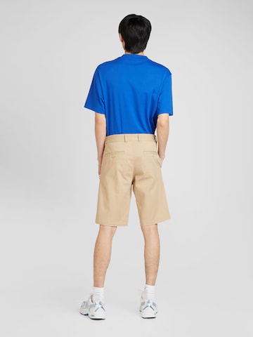 HUGO Blue - regular Pantalón chino 'Dante242' en beige