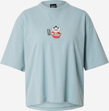 T-shirt 'SUMO RAMEN' Kaotiko en bleu : devant