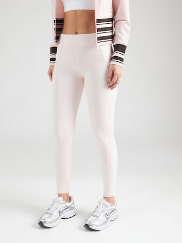 Reebok Skinny Παντελόνι φόρμας σε ροζ: μπροστά