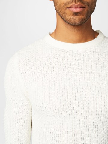 JACK & JONES Sweater 'Edamian' in White