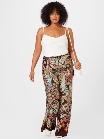 Nasty Gal Plus Wide leg Παντελόνι σε καφέ